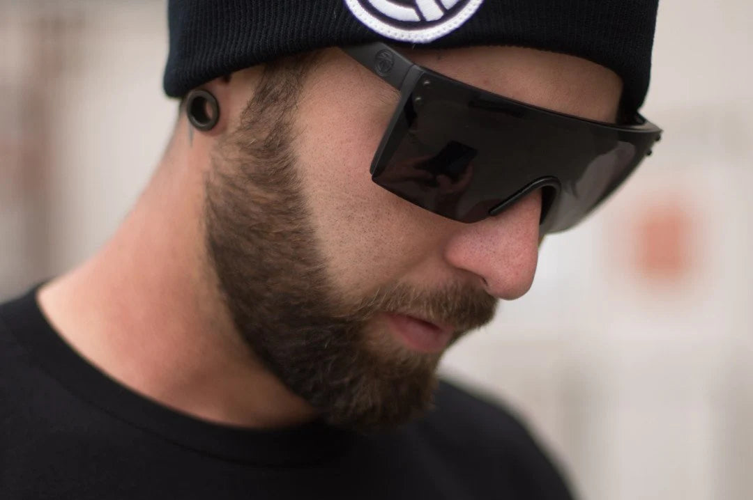 Lazer Face Sunglasses: Black Z.87