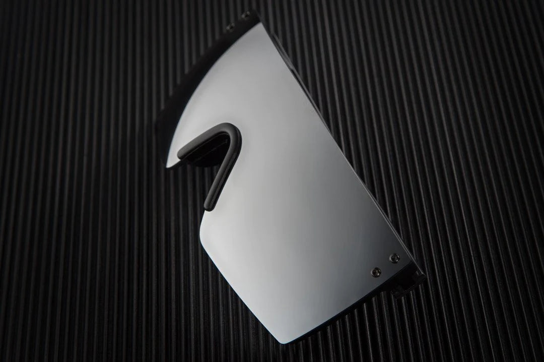 Lazer Face Sunglasses: Silver Z.87