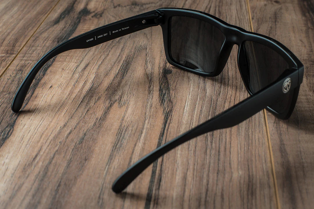 Vise Z87 Sunglasses Black Frame: Polarized Tinted Lens