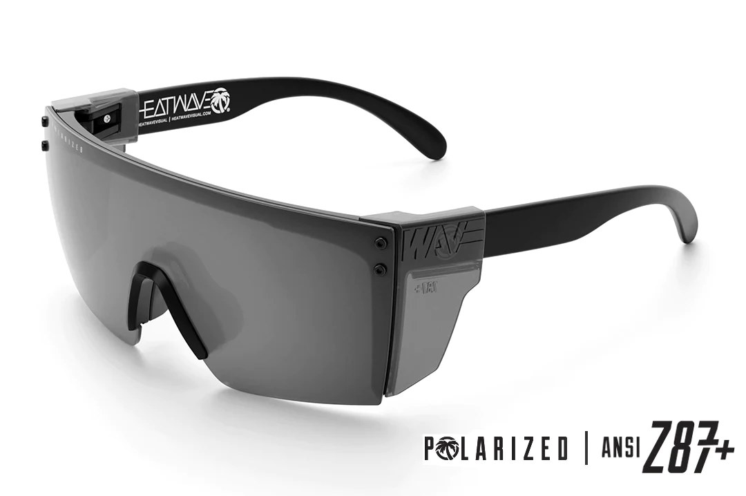 Lazer Face Sunglasses: Silver Z.87