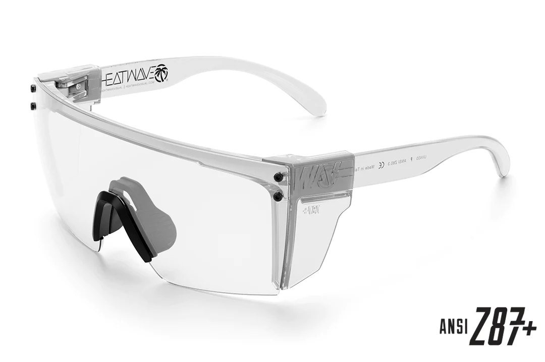 Lazer Face Sunglasses: Clear Z.87