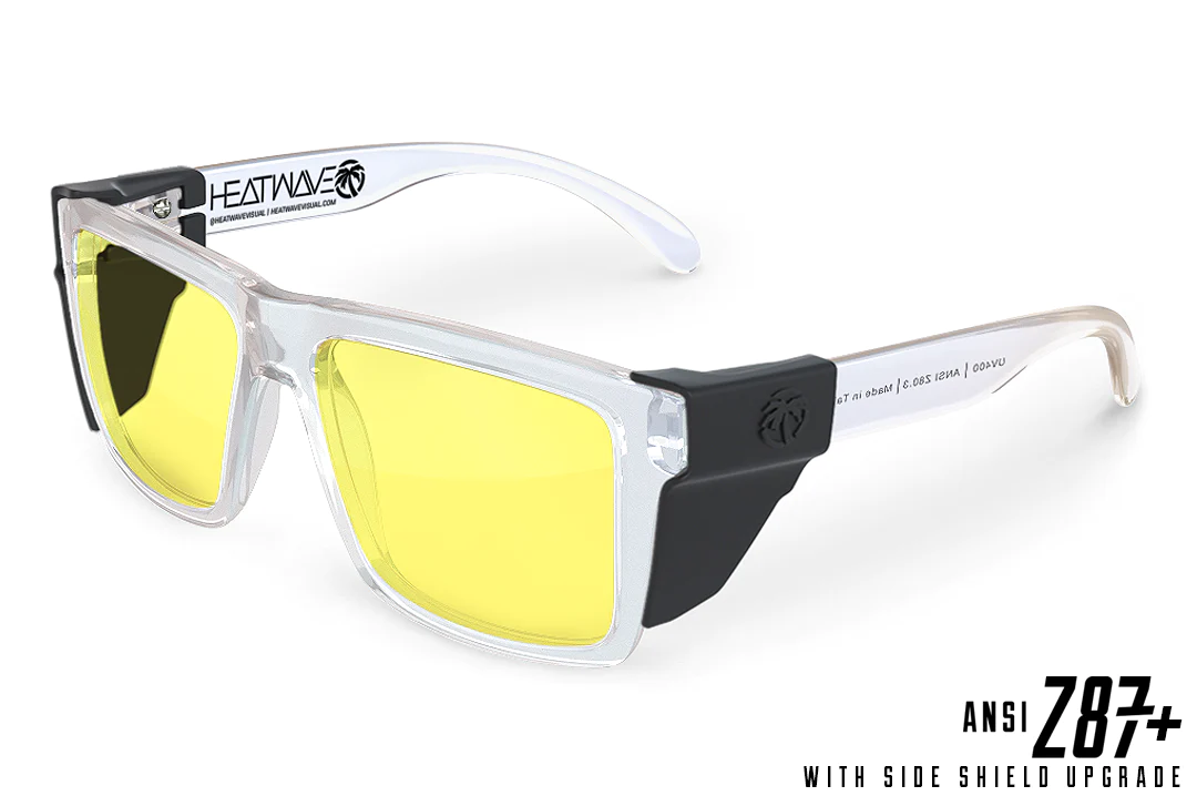 Vise Z87 Sunglasses Vapor Clear Frame