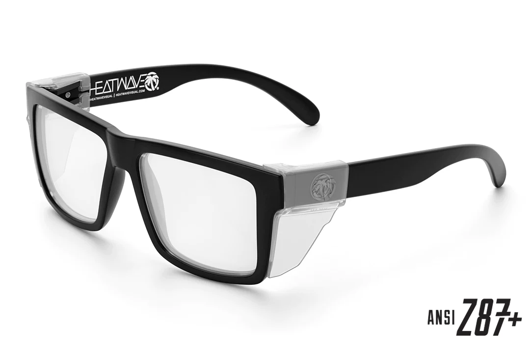 Vise Z87 Sunglasses Black Frame: Clear Lens