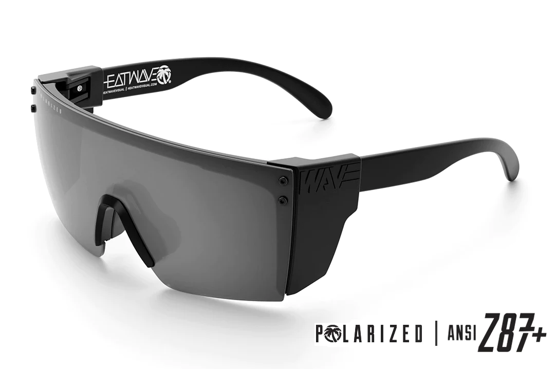 Lazer Face Sunglasses: Silver Z.87