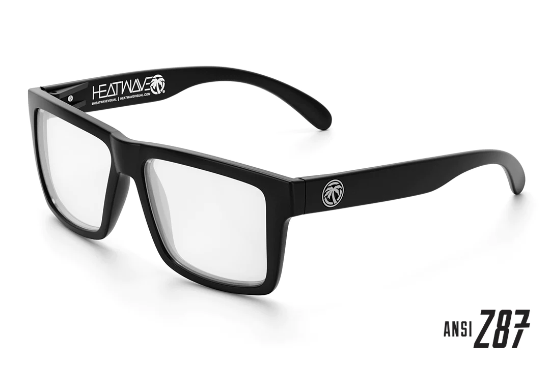 Vise Z87 Sunglasses Black Frame: Clear Lens