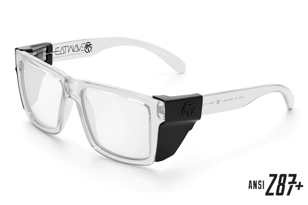 Vise Z87 Sunglasses Vapor Clear Frame
