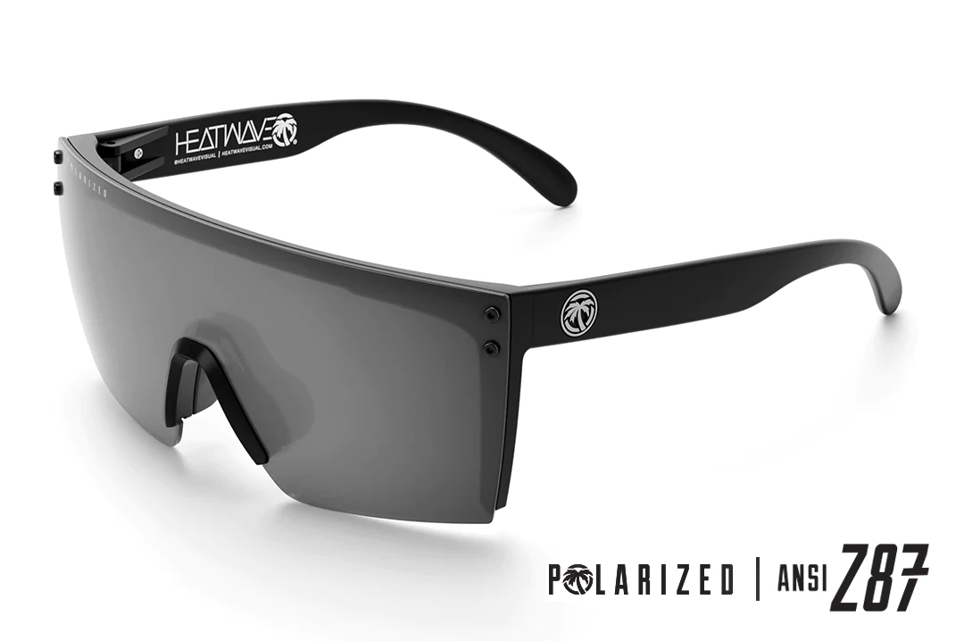 Lazer Face Sunglasses: Silver Z.87