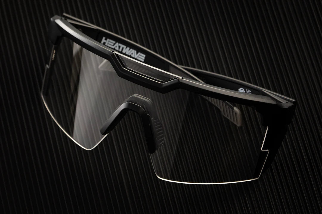Future Tech Sunglasses: Black Frame Clear Lens Z87+ – CHAOS Supplies
