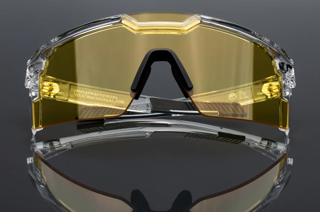 Heat Wave Visual Future Tech Safety Sunglasses, Silver Z87+